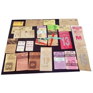 Vintage NASCAR 1980s–90s Pit Garage VIP Infield Passes Lot of 26